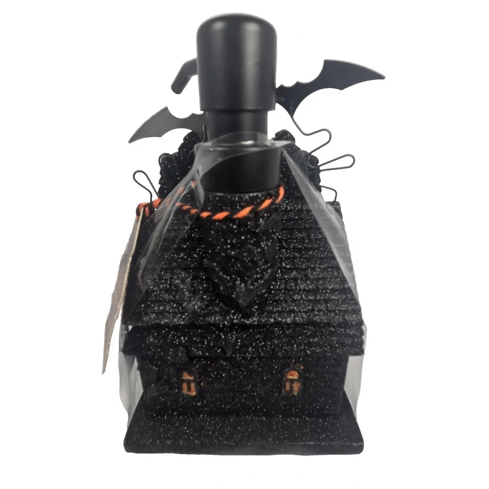 Home Accents Haunted House Soap Dispenser Adult OS Black New Halloween Glitter